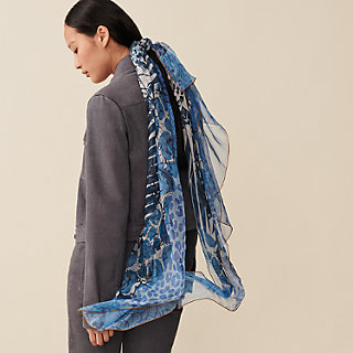 HERMES スカーフ Jungle Love stamped scarf 70 直営ラッピング HERMES スカーフ Jungle Love stamped scarf 70 直営ラッピング